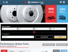 Tablet Screenshot of canadabrakes.com